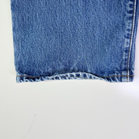 Levi's Men's 501 Blue Jeans Meas. 35x28.5" Button-Fly 100% Cotton Made in Mexico - Picture 11 of 16